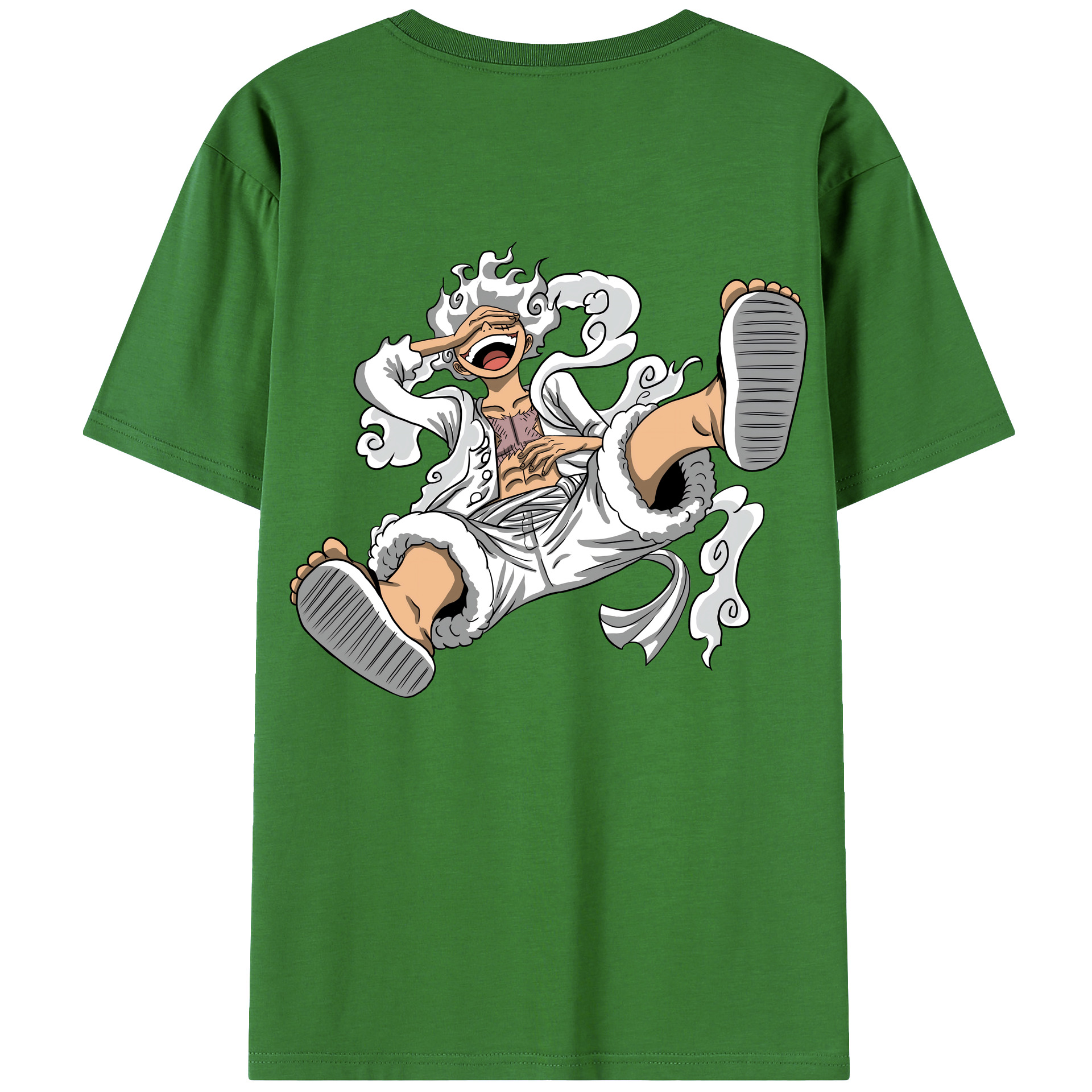 ワンピース モンキー・D・ルフィ ONE PIECE Monkey D. Luffy レディース半袖Tシャツ(バックプリント)